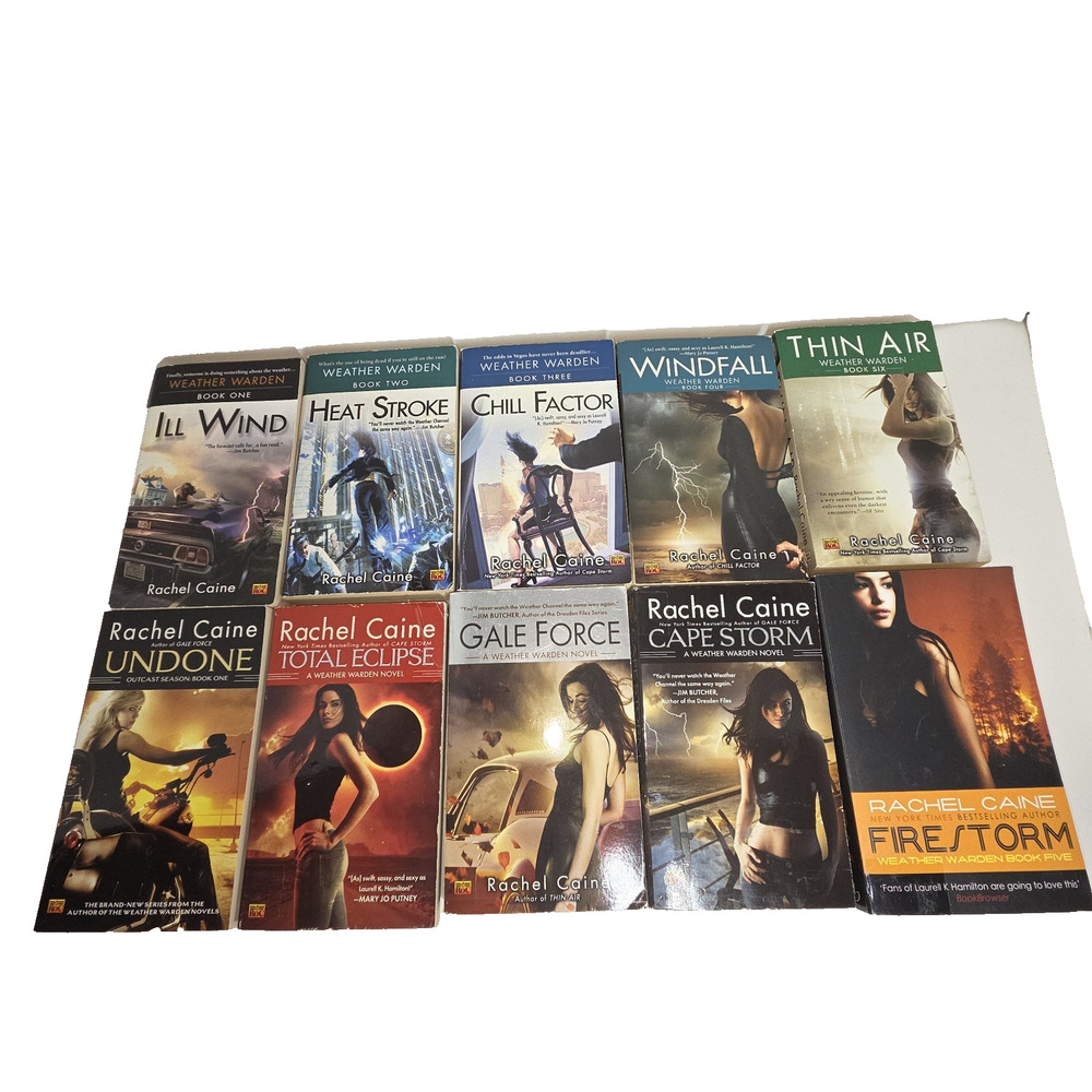 Vtg Rachel Caine Outcast Paperbacks Books Book Lot of 10 Fantasy Erotica
